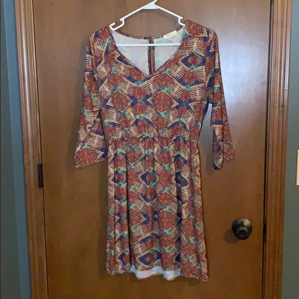 Everly 3/4 sleeve dress